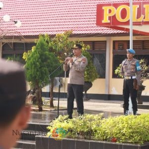 Pimpin Apel Pertama, Kombespol Agung Setyo Nugroho S.I.K : Semoga Polres Tuban Bisa Berjalan Baik Dan Benar