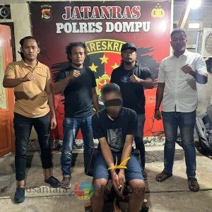 Ternak Sapi Hasil Curian di Jual ke Penadah, Terduga Pelaku Utama Di Tangkap Tim Jatanras Polres Dompu