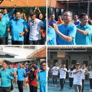 Warga Binaan Lapas Tegal Antusias Ikuti Senam Pagi Bareng Fraksi PKS