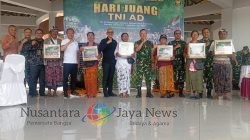 Peringati Hari Juang TNI AD ke-80, Kodam IX/Udayana Gelar Baksos, Bansos Sembako dan Tebar Benih Ikan di Kedisan Kintamani