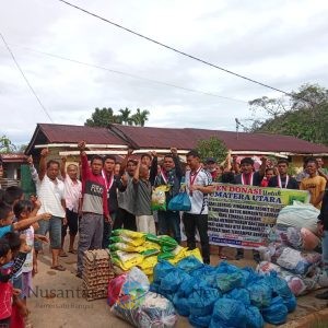 DPC Gmni Dairi salurkan bantuan sembako untuk korban terdampak bencana banjir dan longsor di Tapanuli Tengah