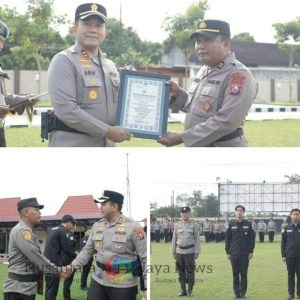 Polres Blitar Beri Penghargaan kepada Personel Teladan