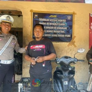 Satlantas Polres Bangkalan Sosialisasikan Larangan Knalpot Brong Jelang Natal dan Tahun Baru 2026