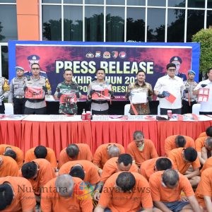 Sepanjang 2025, Polres Gresik Berhasil Ungkap Ratusan Kasus Kriminal dan Narkoba