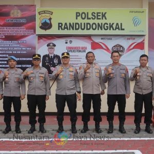 Pastikan Pembangunan Berjalan Lancar, Kapolres Pemalang Tinjau Polsek Randudongkal