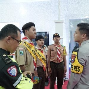 Pastikan Keamanan Nataru, Kapolres Gresik Pantau Langsung Kesiapan Pos Pelayanan Gress Mall