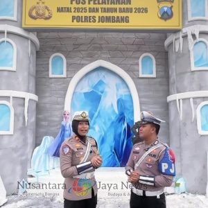 Viral Pos Pelayanan Satlantas Polres Jombang Bertema Disneyland, Wujud Polisi Sahabat Anak dan Ramah Masyarakat