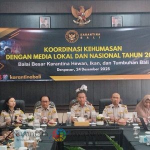 Tahun 2025 Ekspor Karantina Bali Capai 4,07 Triliun Dengan Nilai PNBP 6,2 Milyar