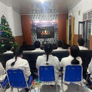 Rayakan Natal 2025, Lapas Tegal Gelar Ibadah Online Bersama WBP Nasrani di Seluruh Indonesia