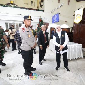 Kapolda Jatim dan Forkopimda Tinjau Gereja di Surabaya, Pastikan Ibadah Natal Aman