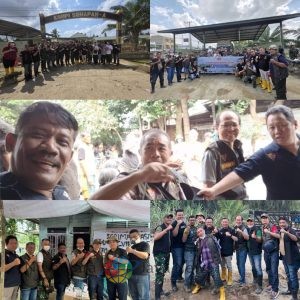 TKN Kompas Nusantara, KISS dan Bankom Naga Karimata Buktikan Kepedulian Tanpa Melihat Suku, Agama dan Ras