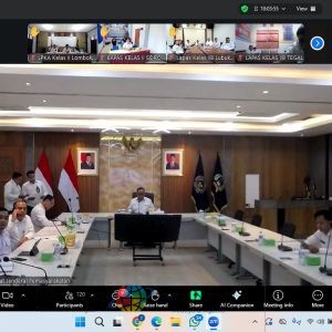 Arahan Virtual Dirjenpas, Lapas Tegal Siapkan Pengamanan Maksimal Jelang Nataru