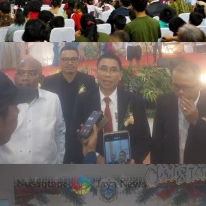 Perayaan Natal Keluarga Besar DPRD Provinsi Sumatera Utara 2025 Semakin Semarak Dengan Kedatangan Pejabat Penting