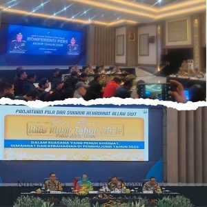 Konferensi Pers Akhir Tahun 2025, Polda Jatim Pastikan Kamtibmas Tetap Kondusif hingga Penghujung Tahun