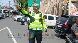 Polantas Polres Bangli Sigap Atur Lalu Lintas di Obyek Wisata Penelokan Kintamani Jelang Tahun Baru 2026