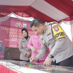 Kapolres Blitar Resmikan SBSN Rumah Dinas Tathya Dharaka Polres Blitar