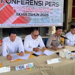 Konferensi Pers Akhir Tahun 2025, Polres Badung Paparkan Penurunan Kriminalitas dan Pengungkapan Kasus Menonjol