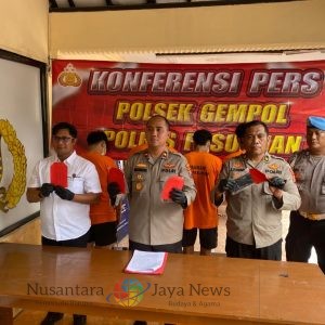 Kasus Pengeroyokan Terungkap, Polsek Gempol Amankan 4 Pelaku dan Kejar 1 DPO