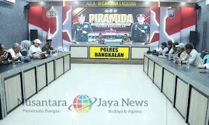 Gelar Piramida, Kapolres Bangkalan Eratkan Sinergitas dengan Insan Pers