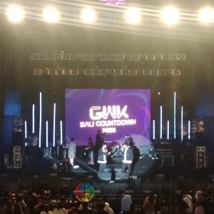 Musical Laser Show Akhir Tahun di GWK Bali Berlangsung Meriah