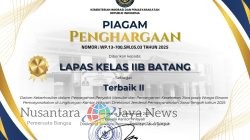 Refleksi Akhir Tahun Kanwil DitjenPAS Jateng, Lapas Batang Raih Dua Penghargaan