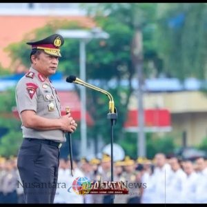Pimpin Apel Gabungan Awal Tahun 2026, Kapolda Jatim Tekankan Kedisiplinan dan Pelayanan Prima