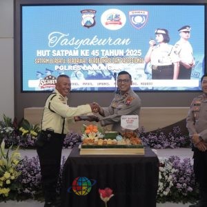 Pesan Kapolres Lamongan di Tasyakuran HUT Satpam ke-45