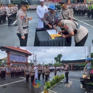 Kapolres Badung Pimpin Sertijab Pejabat Utama Polres Badung, Tegaskan Mutasi untuk Penyegaran dan Peningkatan Kinerja