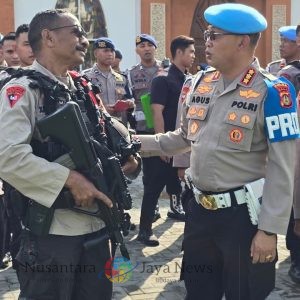 Irwasda dan Kabidpropam Polda Bali Melaksanakan Pengawasan dan Gaktibplin terhadap personel Brimob