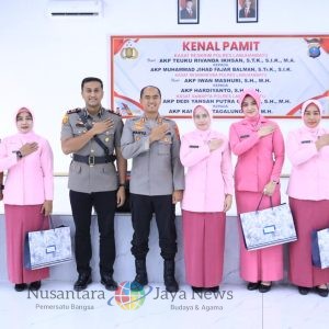 Kenal Pamit Kasat Reskrim, Kasat Narkoba, dan Kasat Samapta Polres Labuhanbatu
