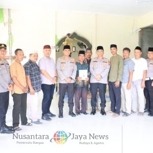 Polri Untuk Masyarakat, Kapolres Labuhanbatu Berikan Bantuan Pembangunan Mushola Nurul Hasanah