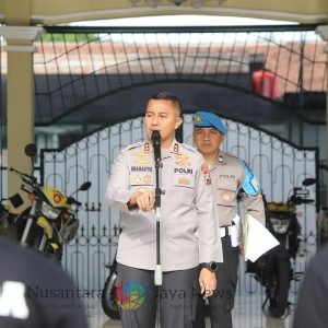 Pimpin Apel Khusus, Kapolres Kediri Tegaskan Komitmen Berantas Narkoba