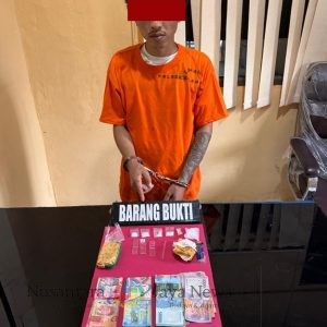 Ungkap Kasus Penyalahgunaan Narkotika Jenis Sabu, Polsek Bilah Hilir Polres Labuhanbatu Amankan Seorang Pria