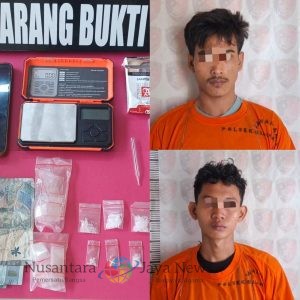 Polsek Bilah Hilir Ungkap Kasus Narkotika Jenis Sabu, Dua Pelaku Diamankan