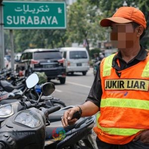 Polisi Tertibkan 103 Juru Parkir Liar di Surabaya dalam Sepekan