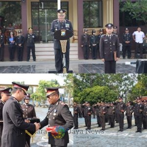 Bukti Loyalitas Tanpa Cela, 43 Anggota Polres Bangkalan Terima Satyalancana Pengabdian