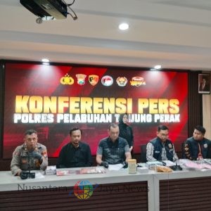 Polres Tanjung Perak Gelar Konferensi Pers Terkait Pengeroyokan Maut di Wonokusumo Jaya Surabaya