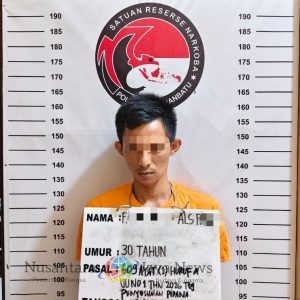 Satres Narkoba Polres Labuhanbatu Ungkap Kasus Narkotika Jenis Sabu di Desa Kuala Bangka