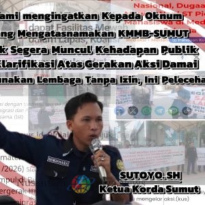 Nama KMMB-SU Dicatut dalam Aksi Unjuk Rasa, Organisasi Nyatakan Sikap Tegas