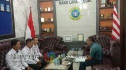 Sinergi Keamanan, Lapas Tegal Sambangi Mako Lanal Bahas MoU Strategis