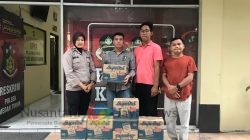 Kapolsek Medan Timur Salurkan Bantuan Kemanusiaan kepada Tim Relawan Bencana Alam Aceh Tamiang