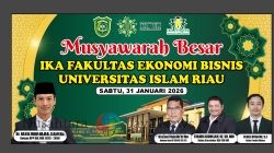 Syahri Abdullah Terpilih sebagai Ketua IKA FEB UIR Periode 2025–2030 dalam Musyawarah Besar di Pekanbaru