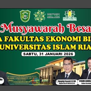 Syahri Abdullah Terpilih sebagai Ketua IKA FEB UIR Periode 2025–2030 dalam Musyawarah Besar di Pekanbaru