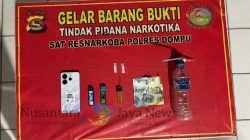 Dua Pria Warga Simpasai Pengedar Sabu di Sergap Tim Opsnal Polres Dompu di Desa Saneo