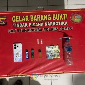 Dua Pria Warga Simpasai Pengedar Sabu di Sergap Tim Opsnal Polres Dompu di Desa Saneo