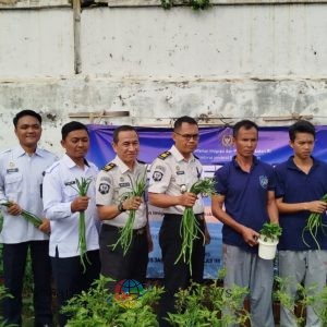 Lapas Tegal Berkontribusi dalam Panen Raya Serentak Nasional
