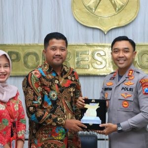 AKBP Prayoga Angga Terima Kunjungan Kerja Ketua KPU Kab. Ngawi