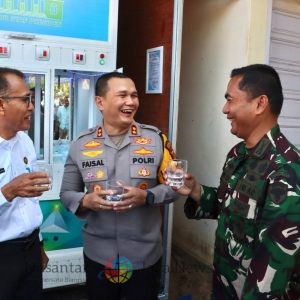 Peduli Pascabencana, Polres Pidie Jaya Hadirkan Depot Air Minum RO Gratis di Pos Satlantas