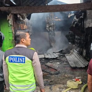 Bengkel Motor di Moga Terbakar Hebat, Polisi Lakukan Pengamanan dan Penyelidikan