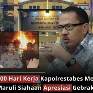 Kinerja 100 Hari Kapolrestabes Medan Tuai Apresiasi, DPR RI dan Praktisi Hukum Nilai Penindakan Narkoba Tepat Sasaran